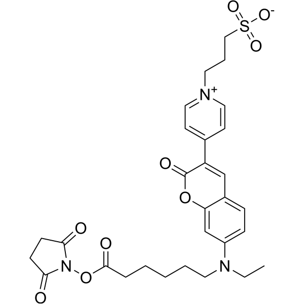 Fluorescent Red Mega 485 NHS-ester 890317-36-9